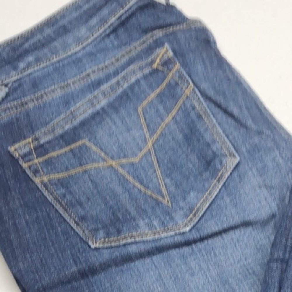 LIKE NEW VIGOSS CHELSEA SKINNY JEANS 27x29 RARE DISTRESS ED ๐ - Picture 10 of 12